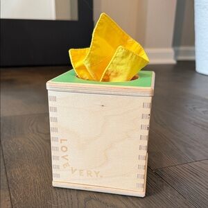 Lovevery Wooden Tissue Box Toy